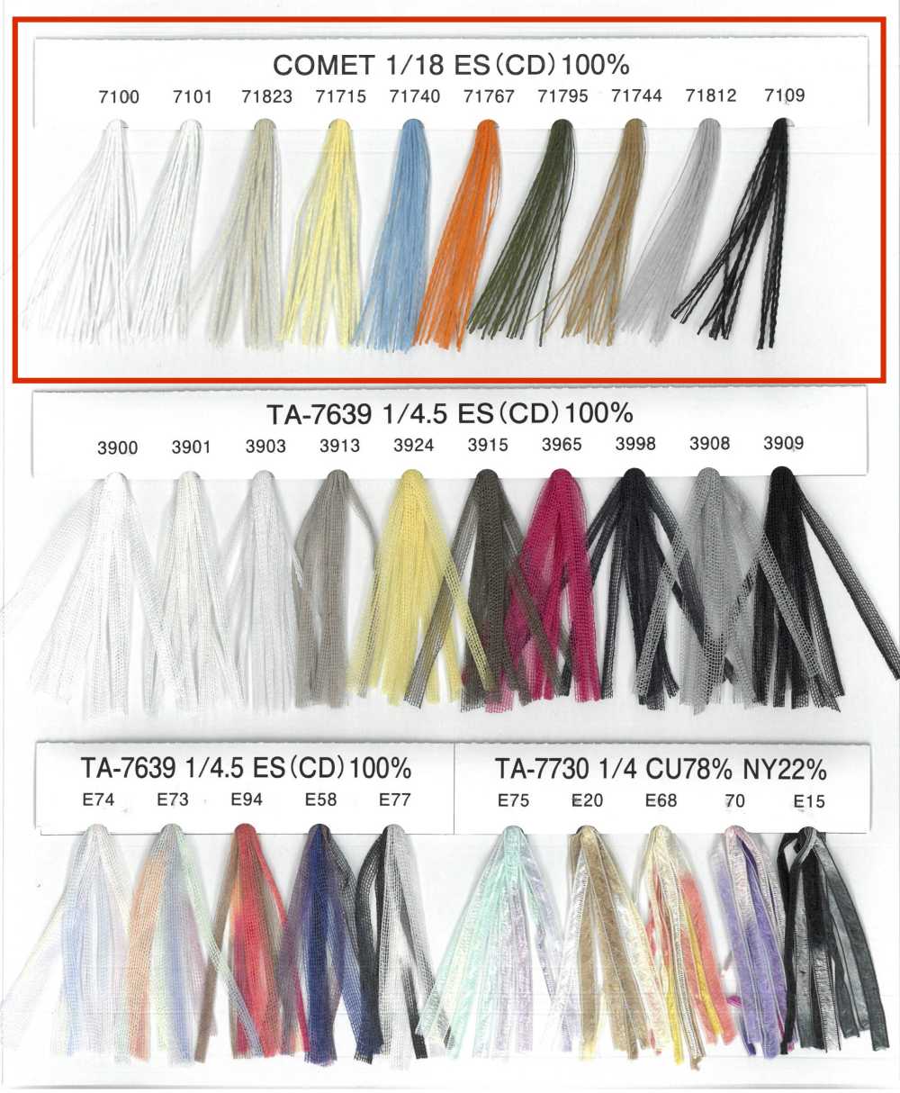 COMET Hilo De Cinta De Hilo De Fantasía[Cordón De Cinta De Cinta] UNITED RIBBONS
