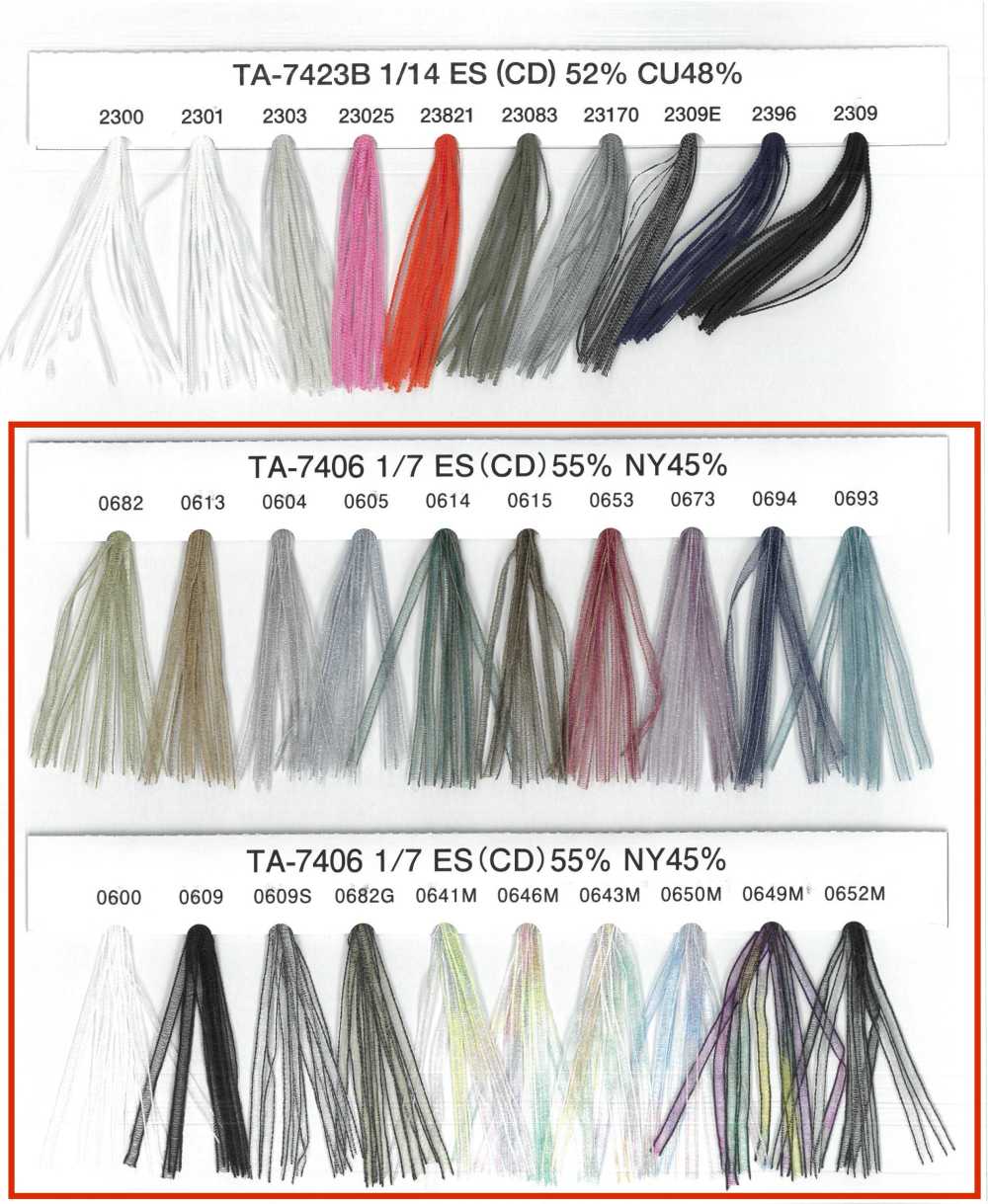 TA-7406 Hilo De Cinta De Hilo De Fantasía[Cordón De Cinta De Cinta] UNITED RIBBONS