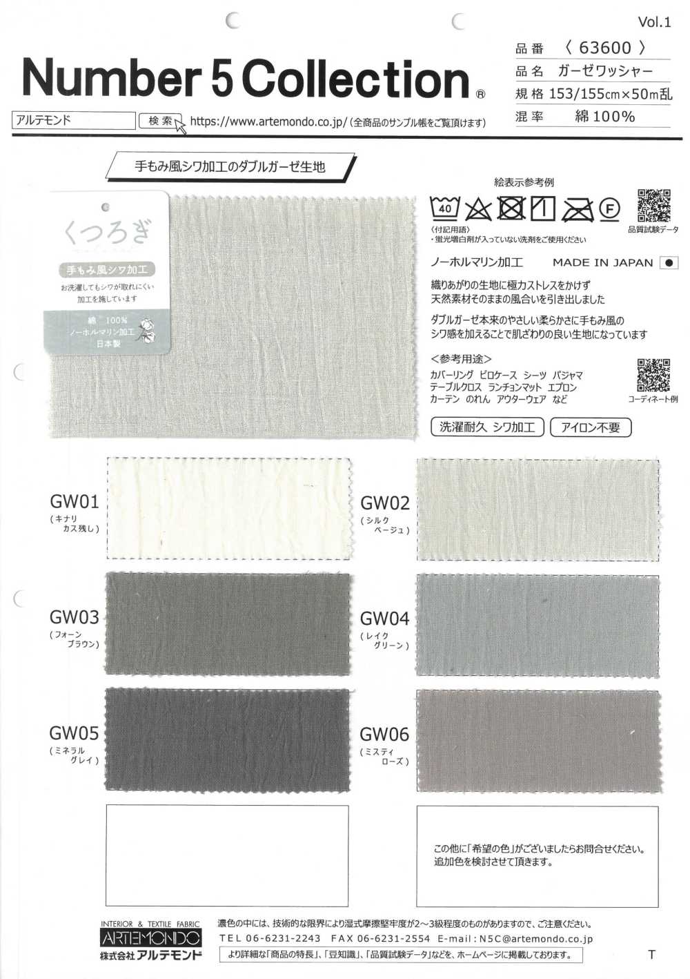 63600 Procesamiento De Lavadoras De Gasa[Fabrica Textil] Artemundo