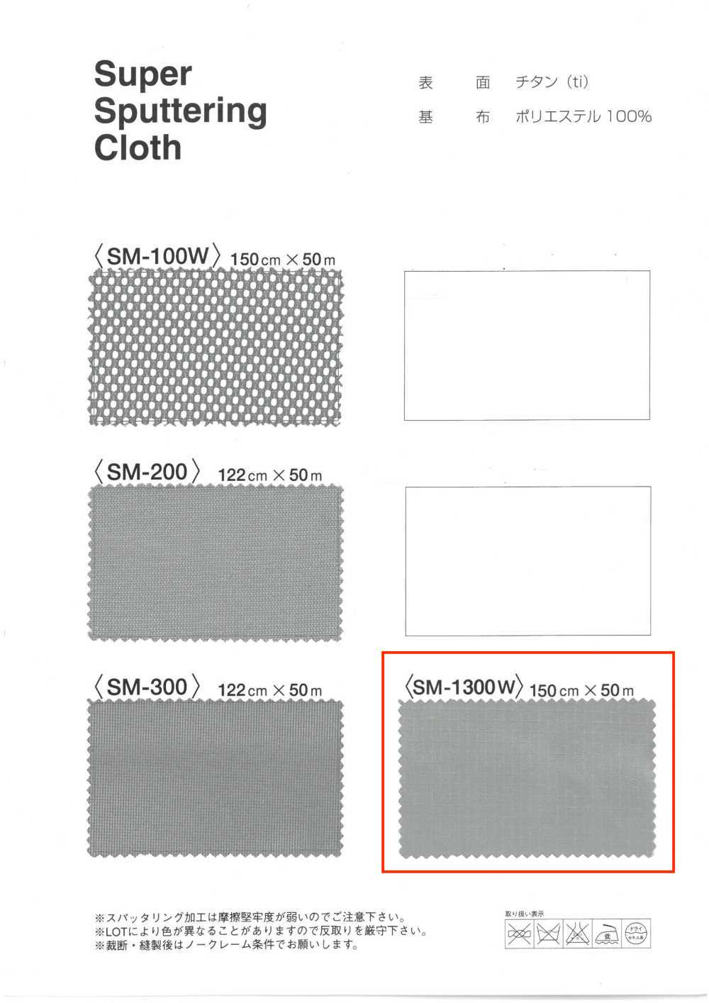 SM1300W Chisporroteo[Fabrica Textil] MORIKIKU
