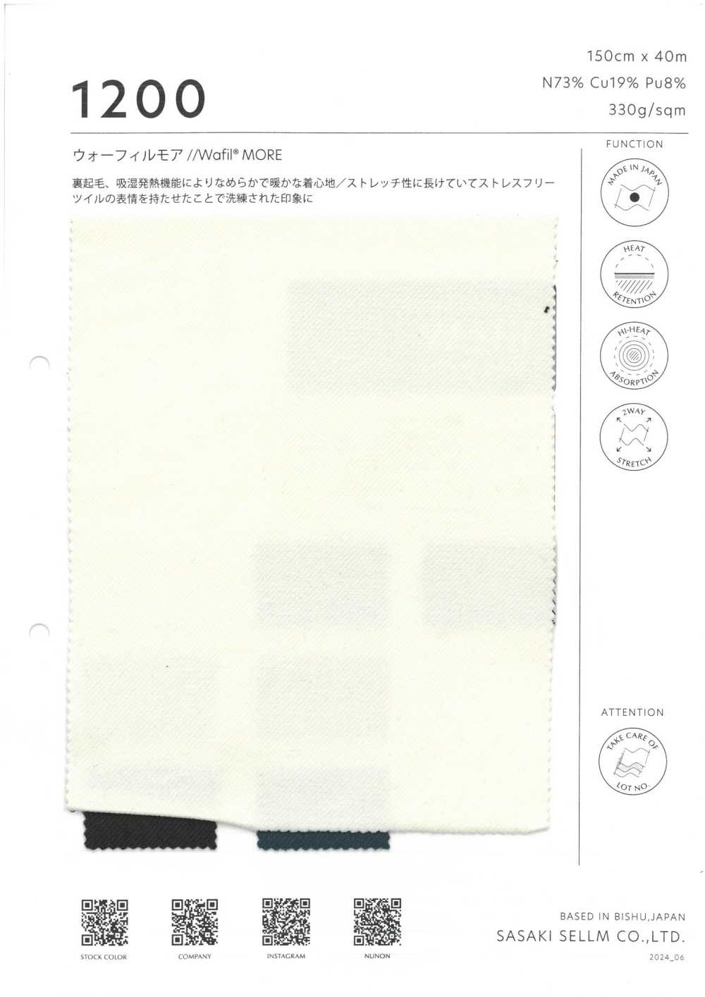 1200 Wofil® MÁS[Fabrica Textil] SASAKISELLM