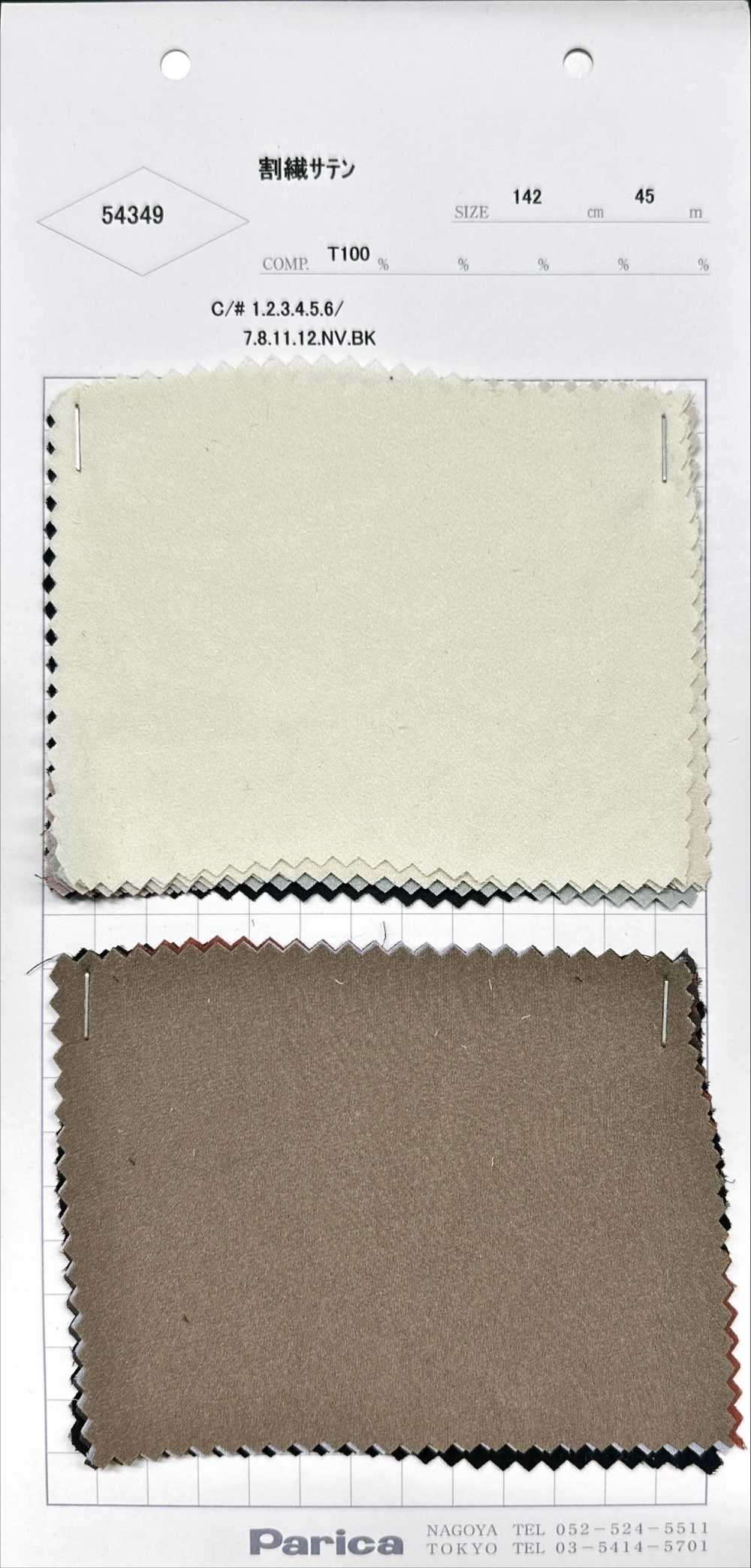 54349 Satén Partido[Fabrica Textil] Parika