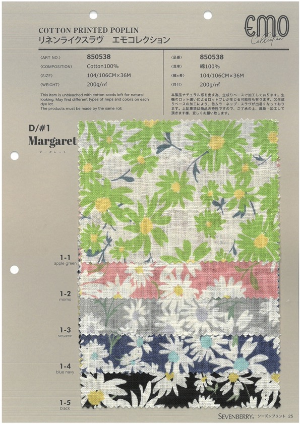850538 Colección Emo De Lino SEVENBERRY® Like Love Margaret[Fabrica Textil] VANCET