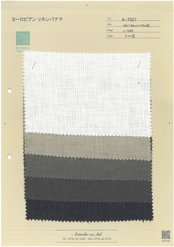 A-7027 Lino Europeo Panamá[Fabrica Textil] ARINOBE