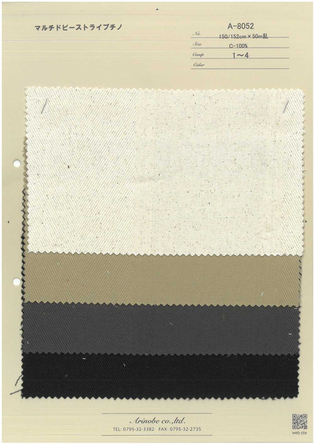 A-8052 Chino De Rayas Multidobby[Fabrica Textil] ARINOBE
