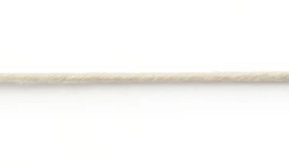 OCY-08-B Hilo De Algodón Orgánico De 0,8 Mm[Cordón De Cinta De Cinta] Cordon