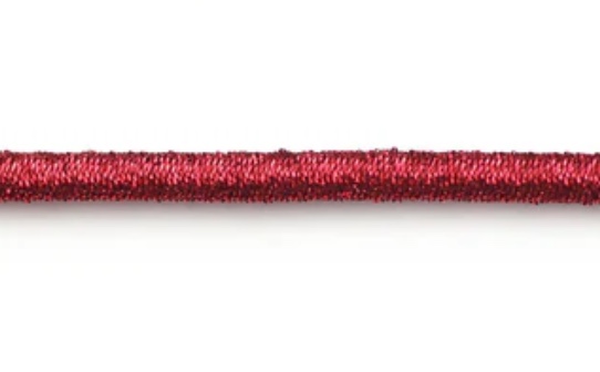 SBL250 Banda Elástica Suave Con Purpurina De 2,5 Mm Cordon