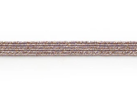 EP40LF-B Banda Elástica Pequeña Con Purpurina De 4 Mm Cordon