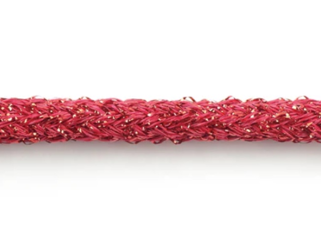 LMC01(M) Cordón Lamé "M" De 4 Mm[Cordón De Cinta De Cinta] Cordon