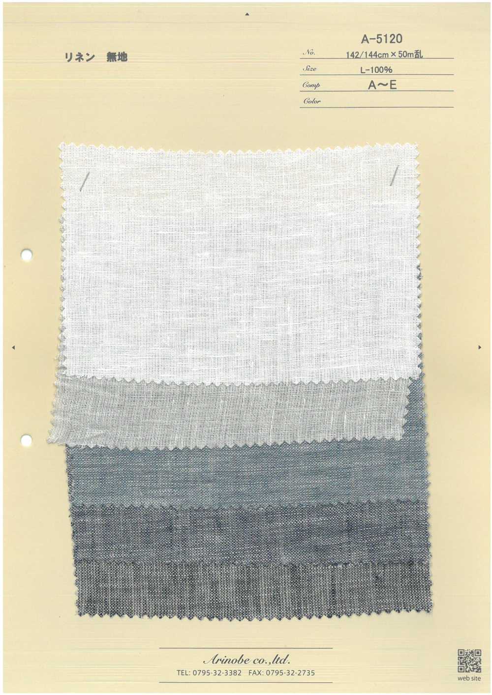 A-5120 Lino Sin Patrón[Fabrica Textil] ARINOBE