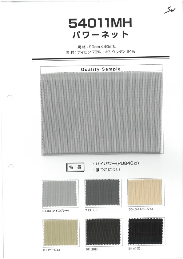 54011MH Red Eléctrica[Fabrica Textil] Fibras Sanwa