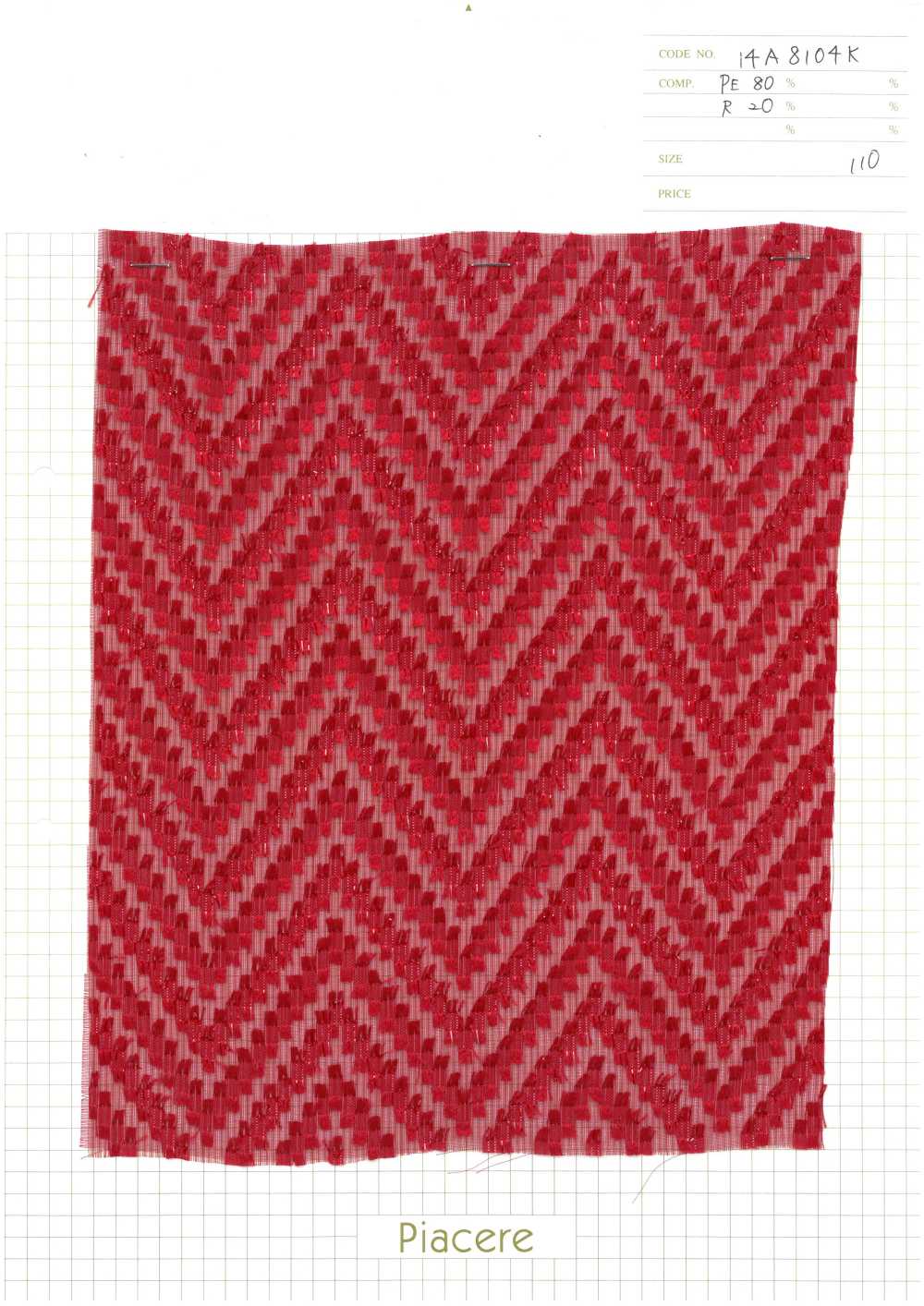 14A8104K Jacquard De Corte Brillante[Fabrica Textil] Piacere