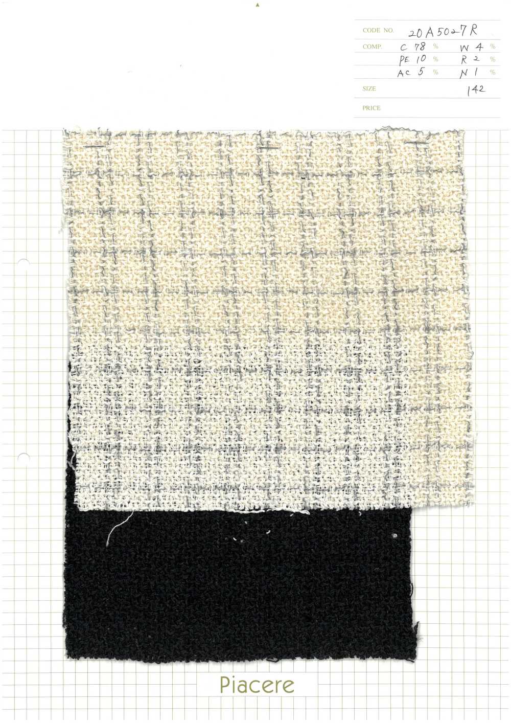 20A5027R Tweed Brillante[Fabrica Textil] Piacere