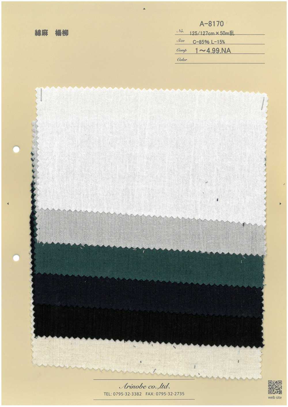 A-8170 Yoryu De Lino (Crepé Arrugado)[Fabrica Textil] ARINOBE