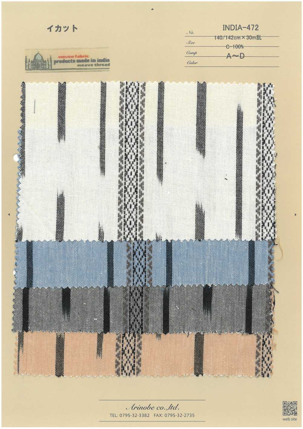 INDIA-472 Ikat[Fabrica Textil] ARINOBE