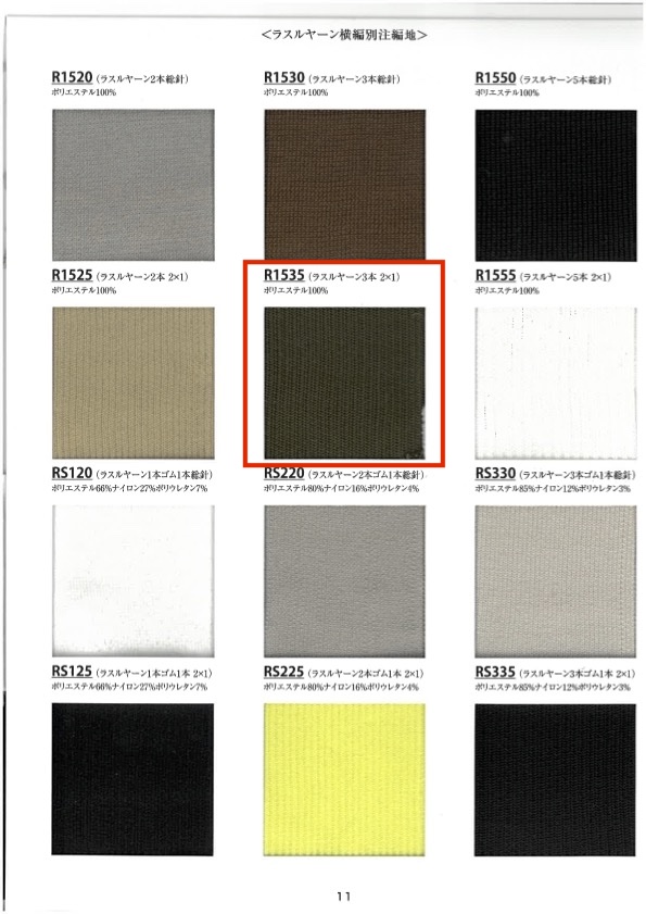 R1535 Hilo De Punto Acanalado De 3 Hebras 2x1 De 60 Cm De Ancho TAKENAKA CORPORATION