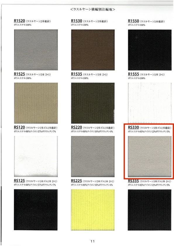 RS330 Hilo De Punto Acanalado, 3 Bandas Elásticas, 1 Aguja, 60 Cm De Ancho TAKENAKA CORPORATION