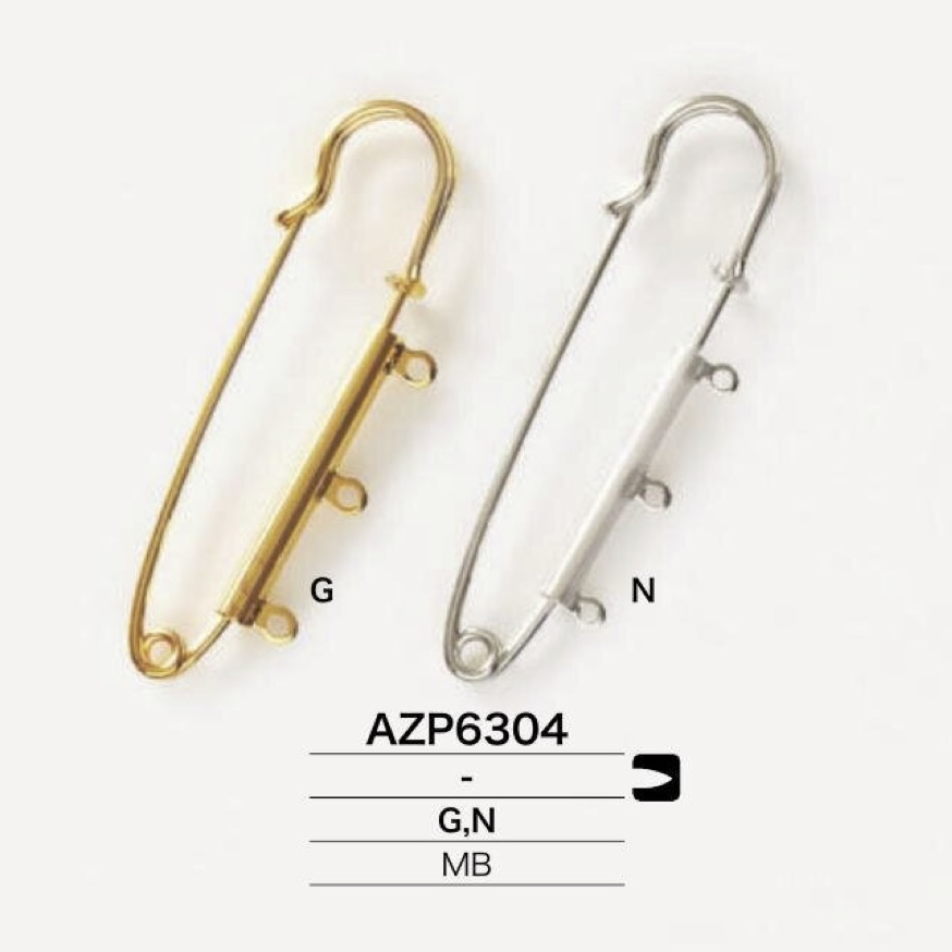AZP6304 Broche De Latón Para Colcha[Otros artículos diversos] IRIS