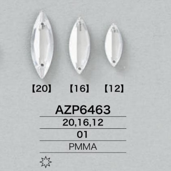 AZP6463 Piezas De Costura De Resina Acrílica[Otros artículos diversos] IRIS