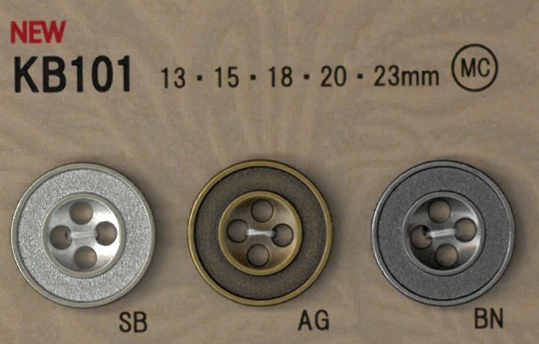 KB101 Botones Metálicos De Estilo Vintage Con Borde.[Botón] DAIYA BUTTON(DAIYA BUTTON)