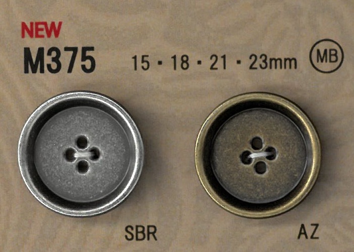M375 Botones Metálicos De Estilo Vintage Con Borde.[Botón] DAIYA BUTTON(DAIYA BUTTON)