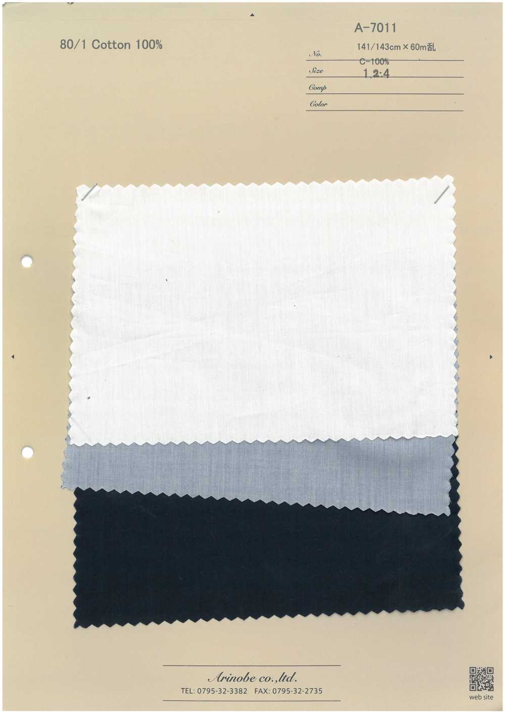 A-7011 80/1 100% Algodón[Fabrica Textil] ARINOBE
