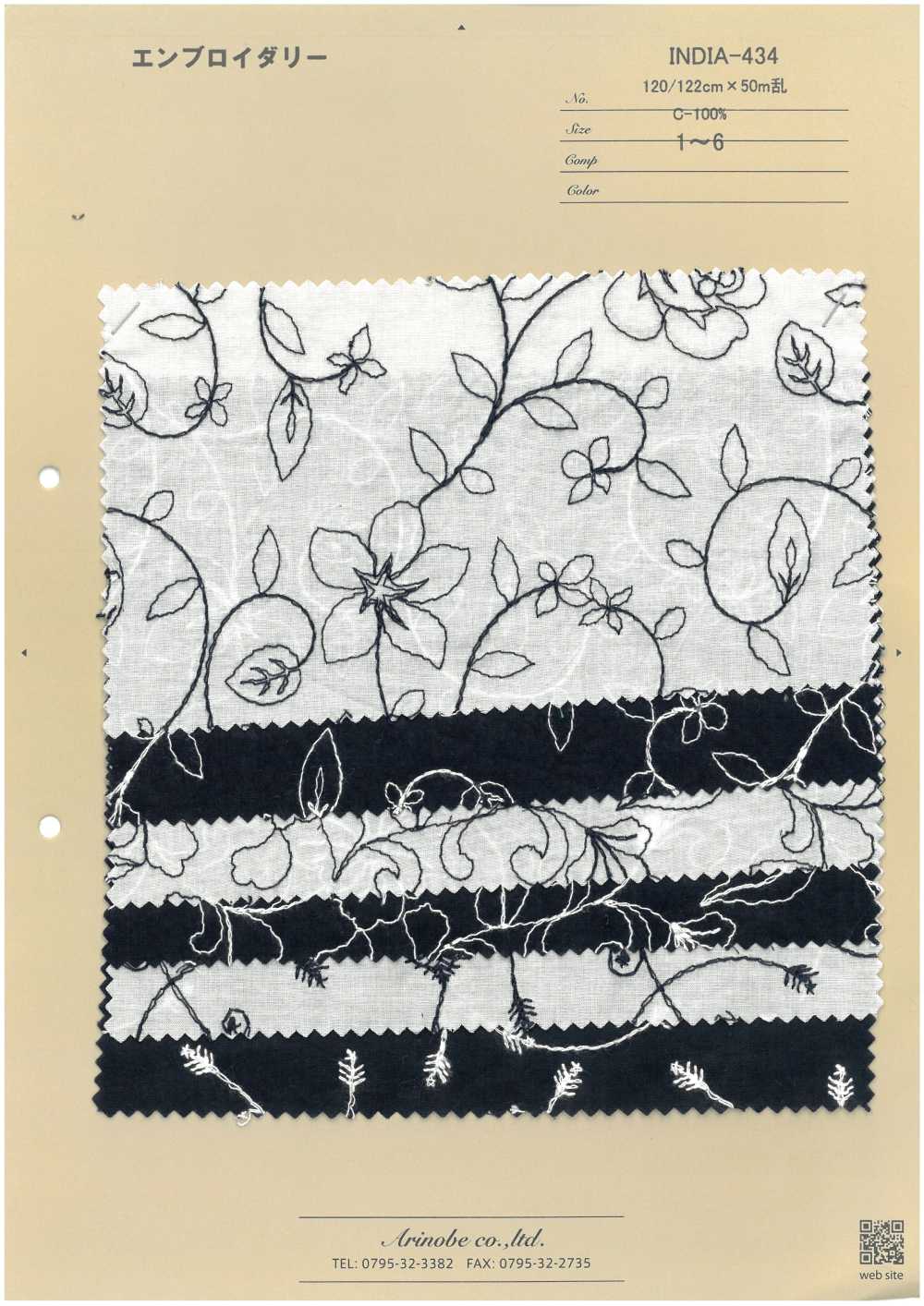 INDIA-434 Bordado[Fabrica Textil] ARINOBE