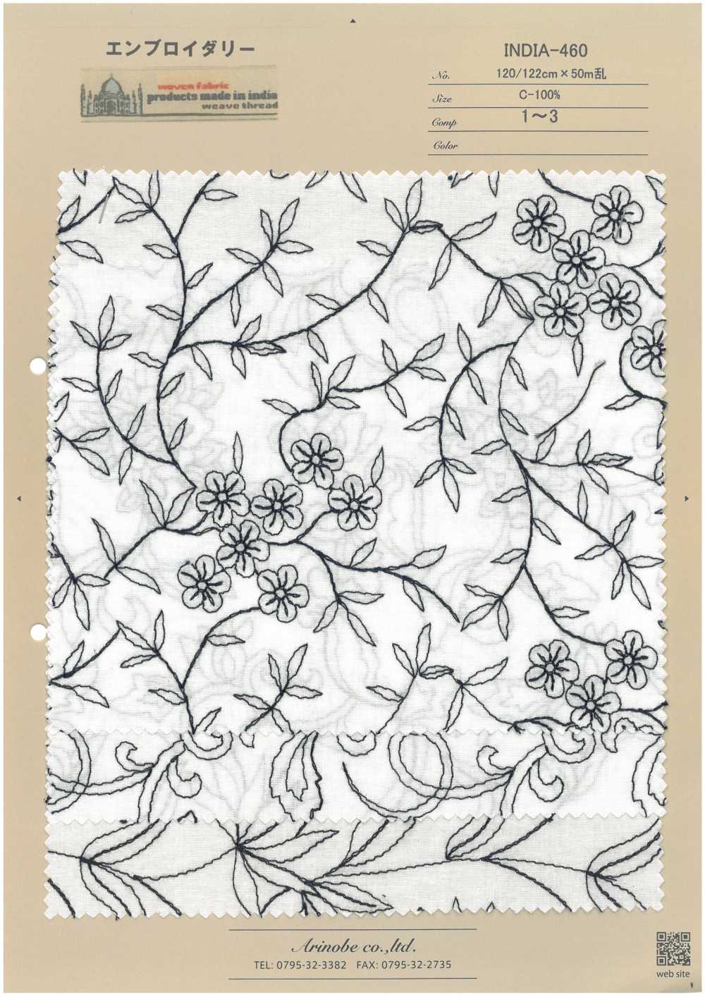 INDIA-460 Bordado[Fabrica Textil] ARINOBE
