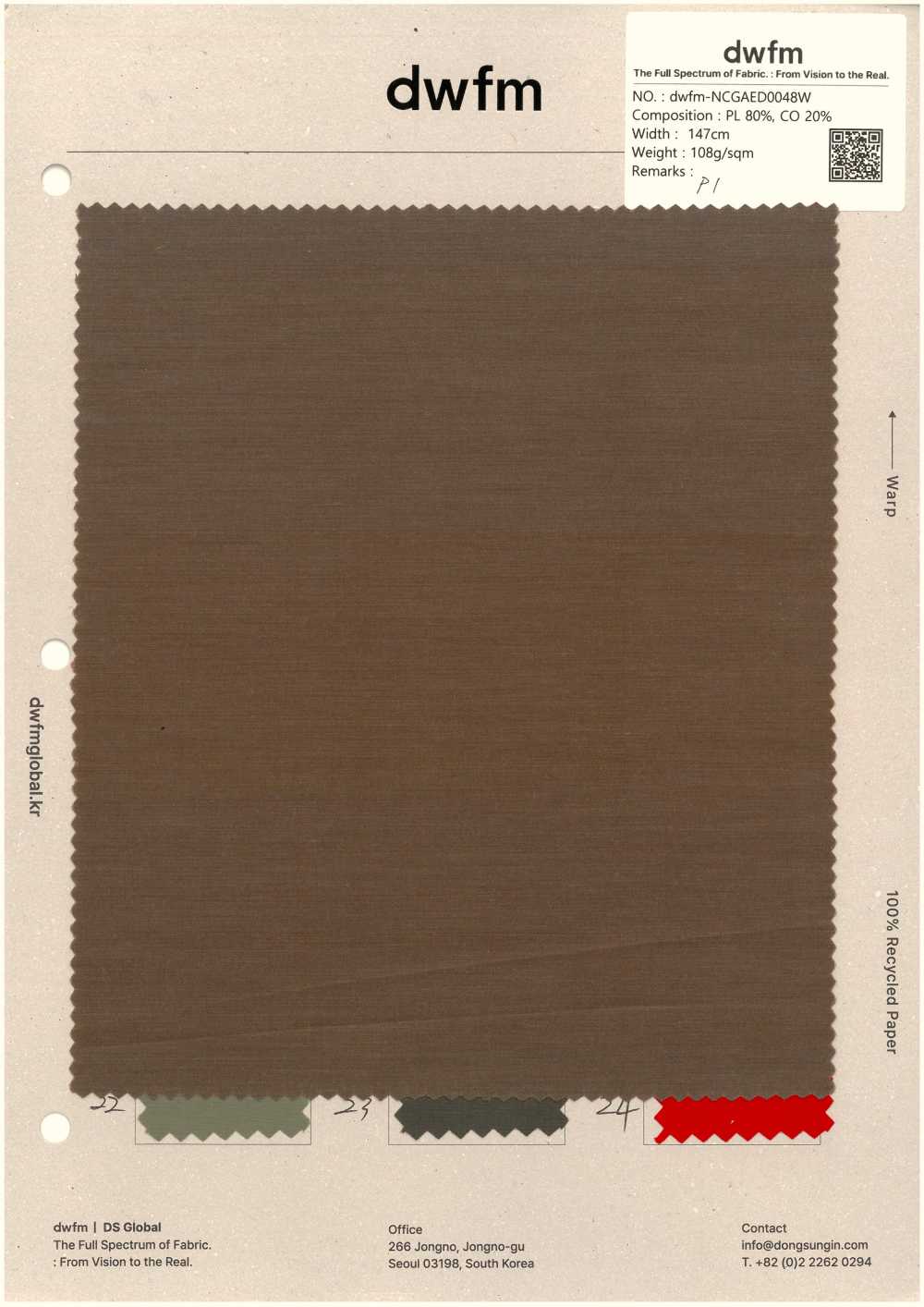 DWFM-NCGAED0048W Tela De Popelina De Alta Densidad Sin Arrugas[Fabrica Textil]