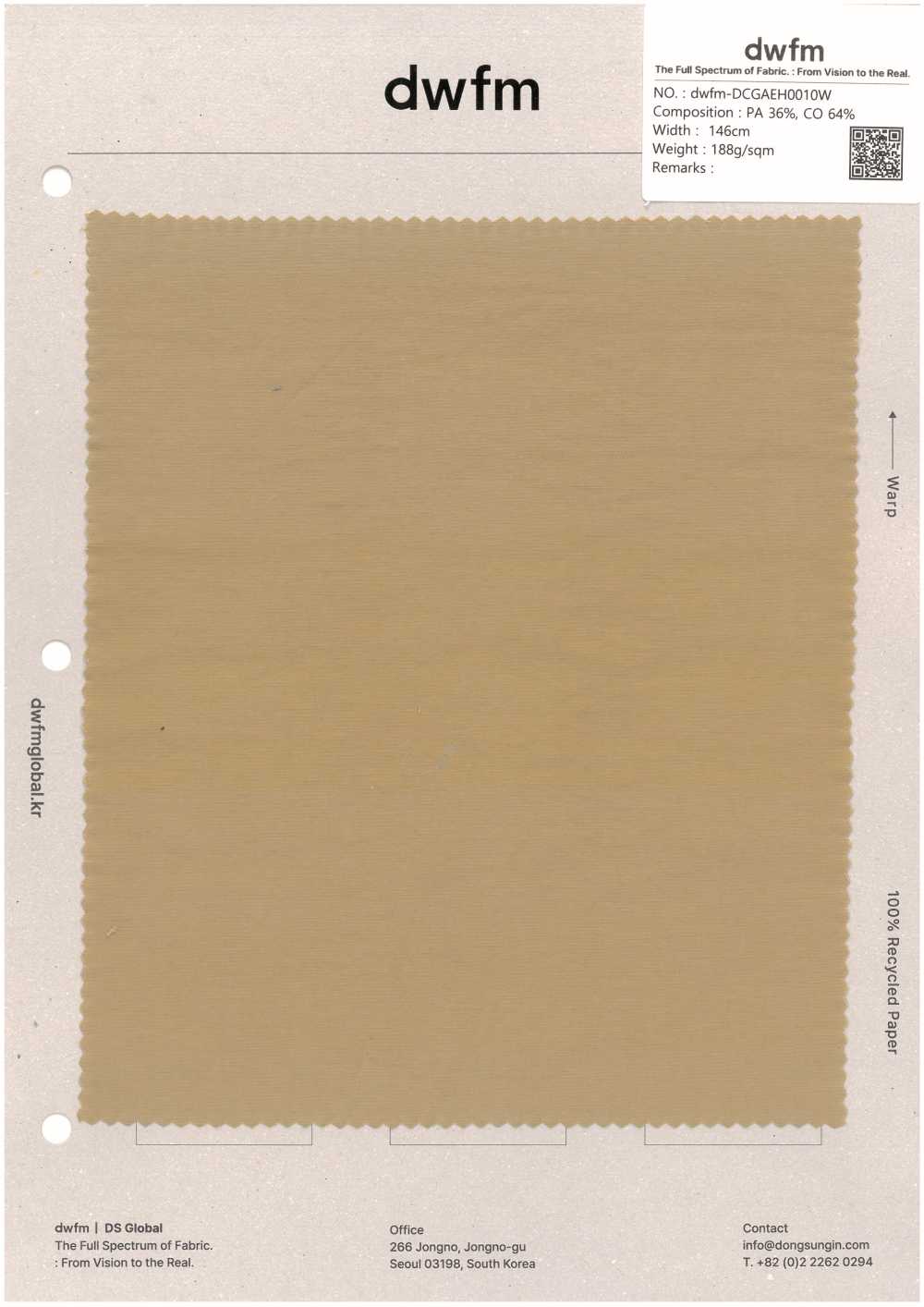 DWFM-DCGAEH0010W Sarga De Nailon Y Algodón De Alta Densidad[Fabrica Textil]