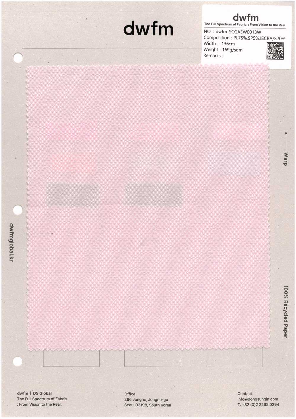 DWFM-SCGAEW0013W Piqué Elástico[Fabrica Textil]