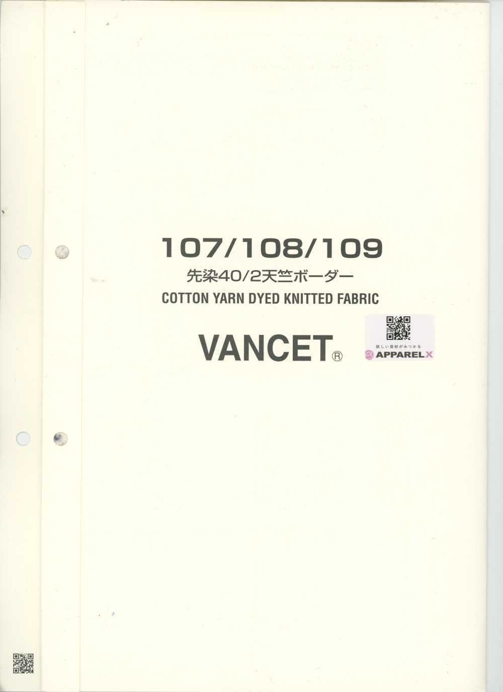 107-108-109-SAMPLE Tarjeta De Muestra VANCET