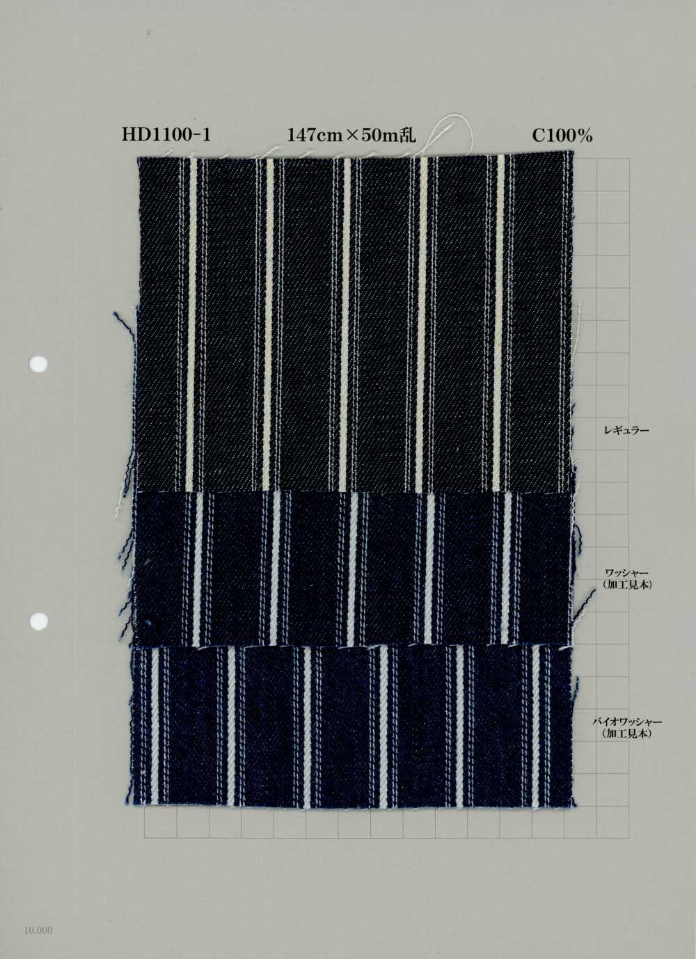 HD1100-1 Denim De Algodón 9 Oz[Fabrica Textil] Textiles Yoshiwa