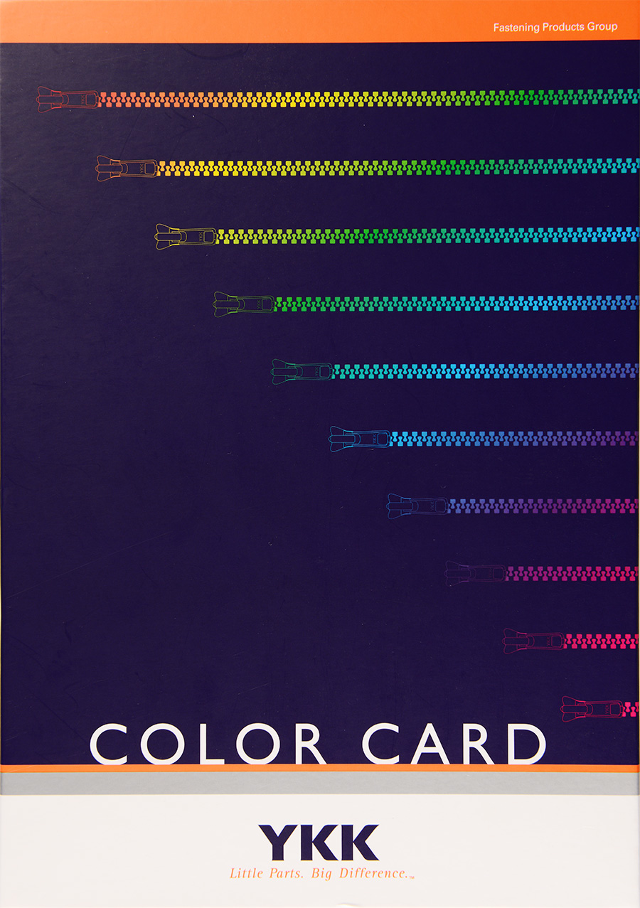 YKK-SAMPLE Tarjeta De Color YKK[Tarjeta De Muestra] YKK