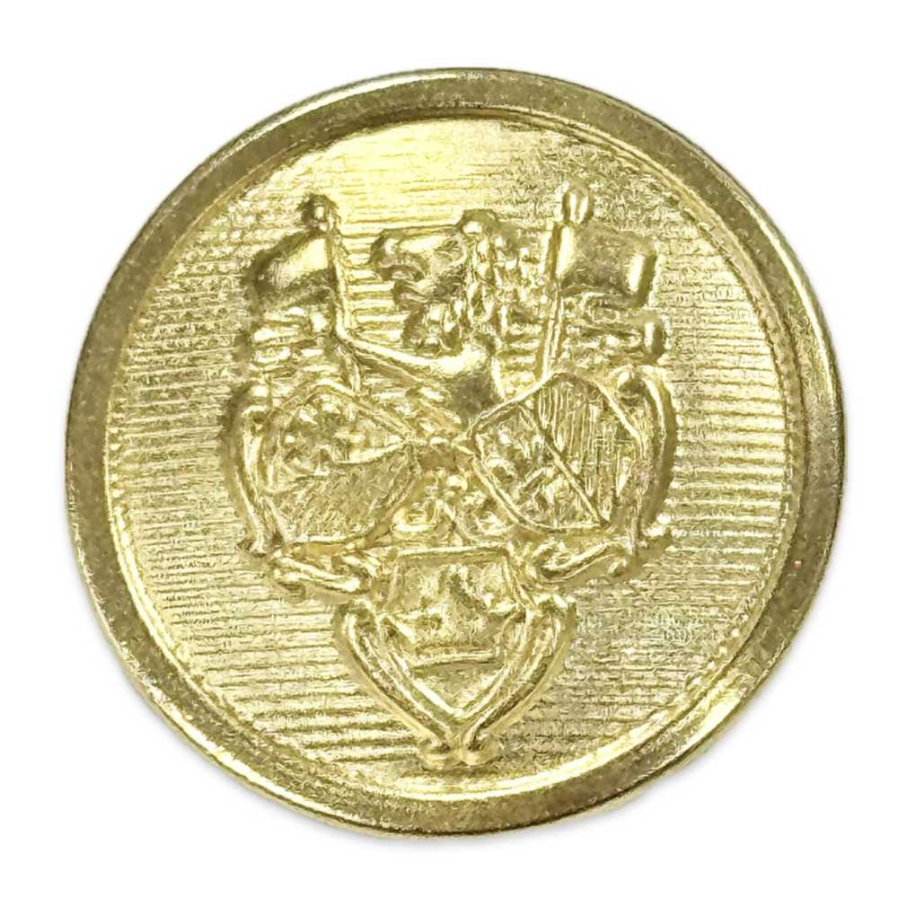 EX139 Botones Metálicos Dorados Fabricados En Japón Para Trajes Y Chaquetas[Botón]