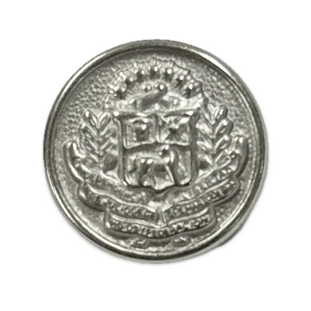 EX34 Botones Metálicos Plateados Fabricados En Japón Para Trajes Y Chaquetas[Botón]