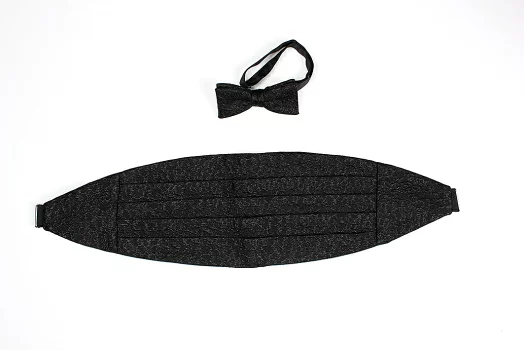 NBF-1 Corbata Textil De Tela Nishijin En Malla Negra[Accesorios Formales] Yamamoto(EXCY)