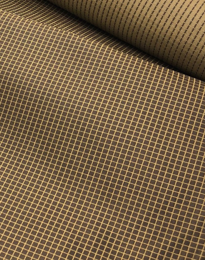 S-944 Yamanashi Fujiyoshida Textil Con Estampado De Cuadros Marrones[outlet] Yamamoto(EXCY)