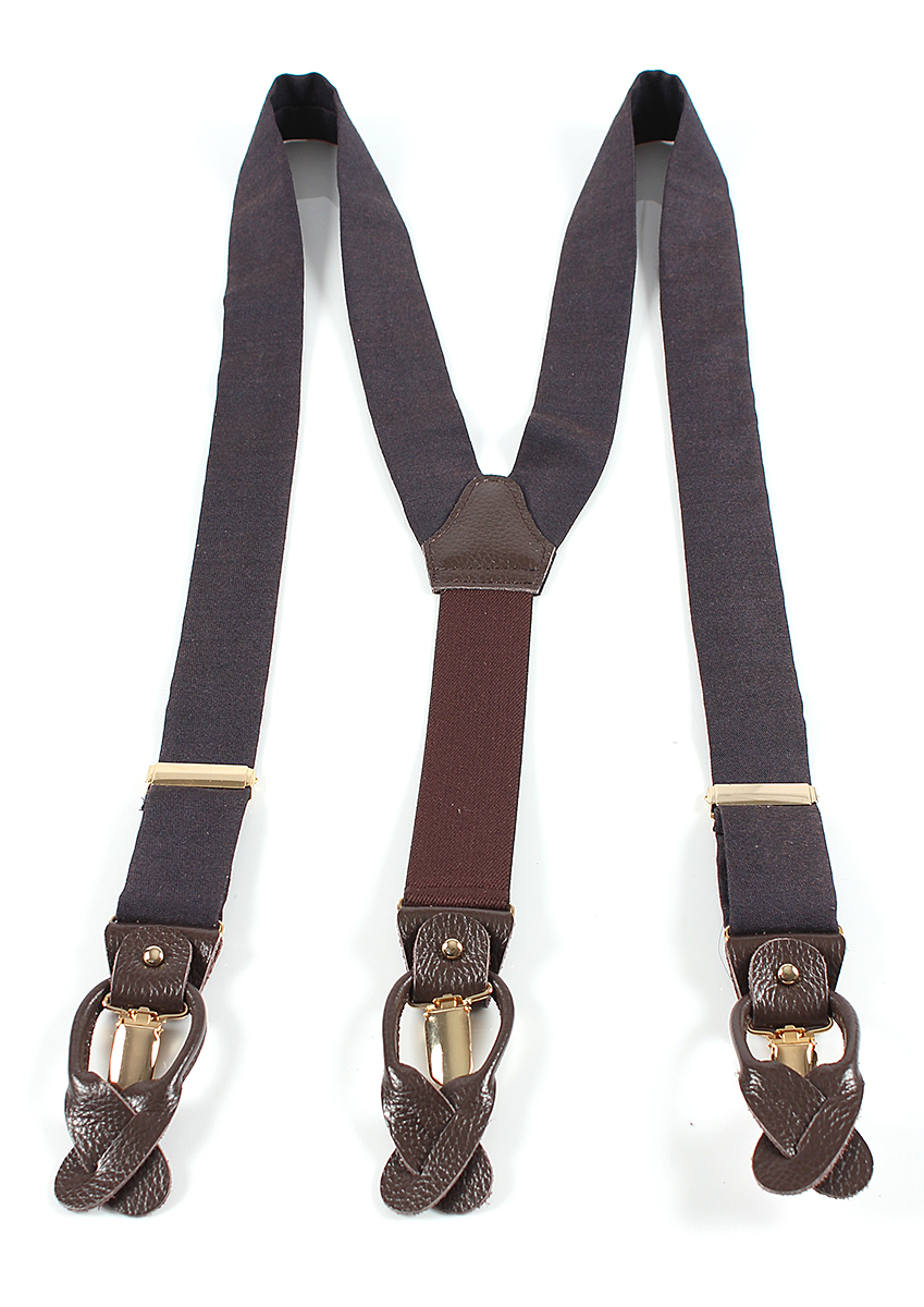 PSR-6 Usa Tirantes Pentagono Textile Marrón[Accesorios formales] Yamamoto(EXCY)
