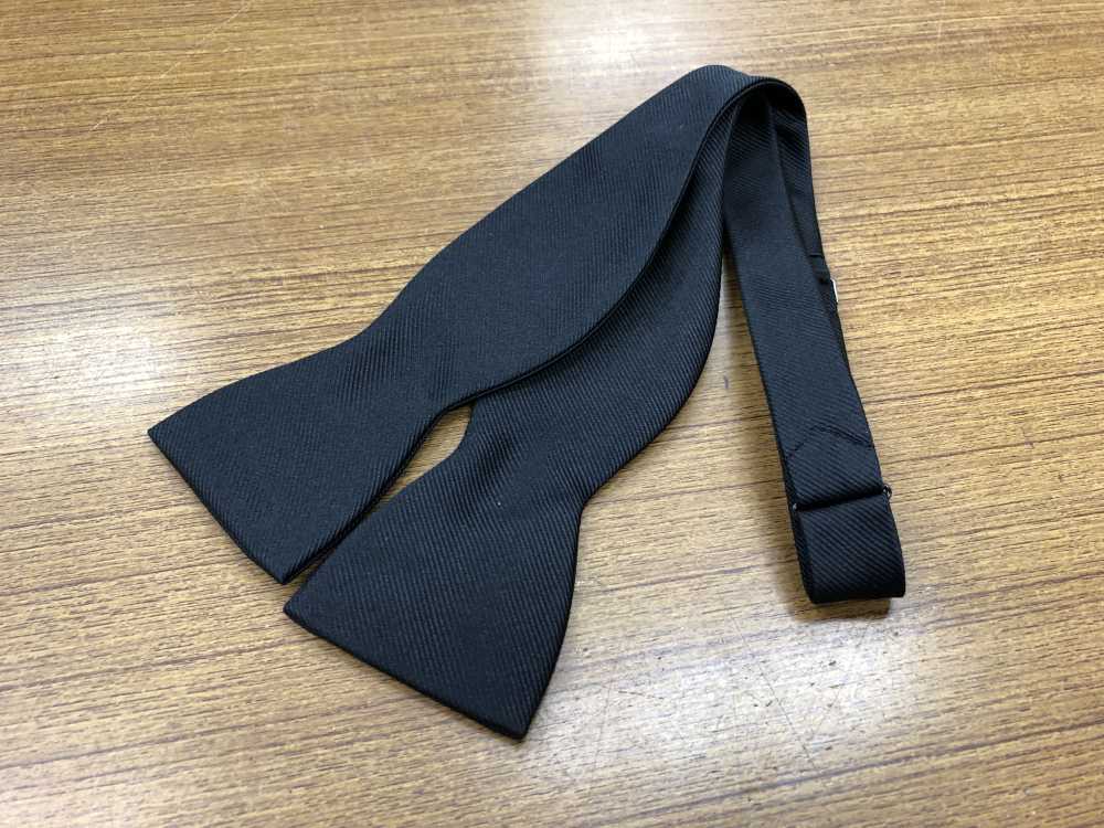 VMT-04 VANNERS Pajarita Textil Anudada A Mano Sarga Negra[Accesorios Formales] Yamamoto(EXCY)