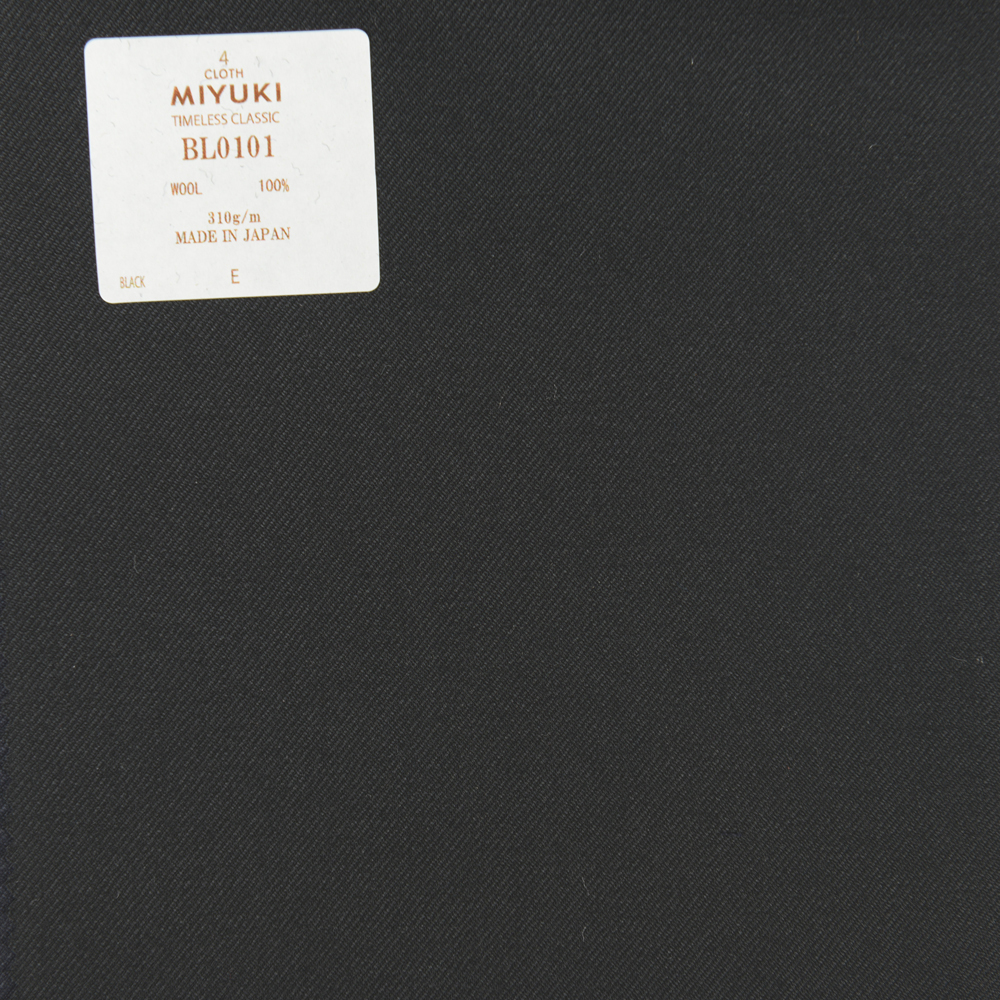 BL0101 Atemporal Clásico Clásico Liso Negro[Textil] Miyuki Keori (Miyuki)