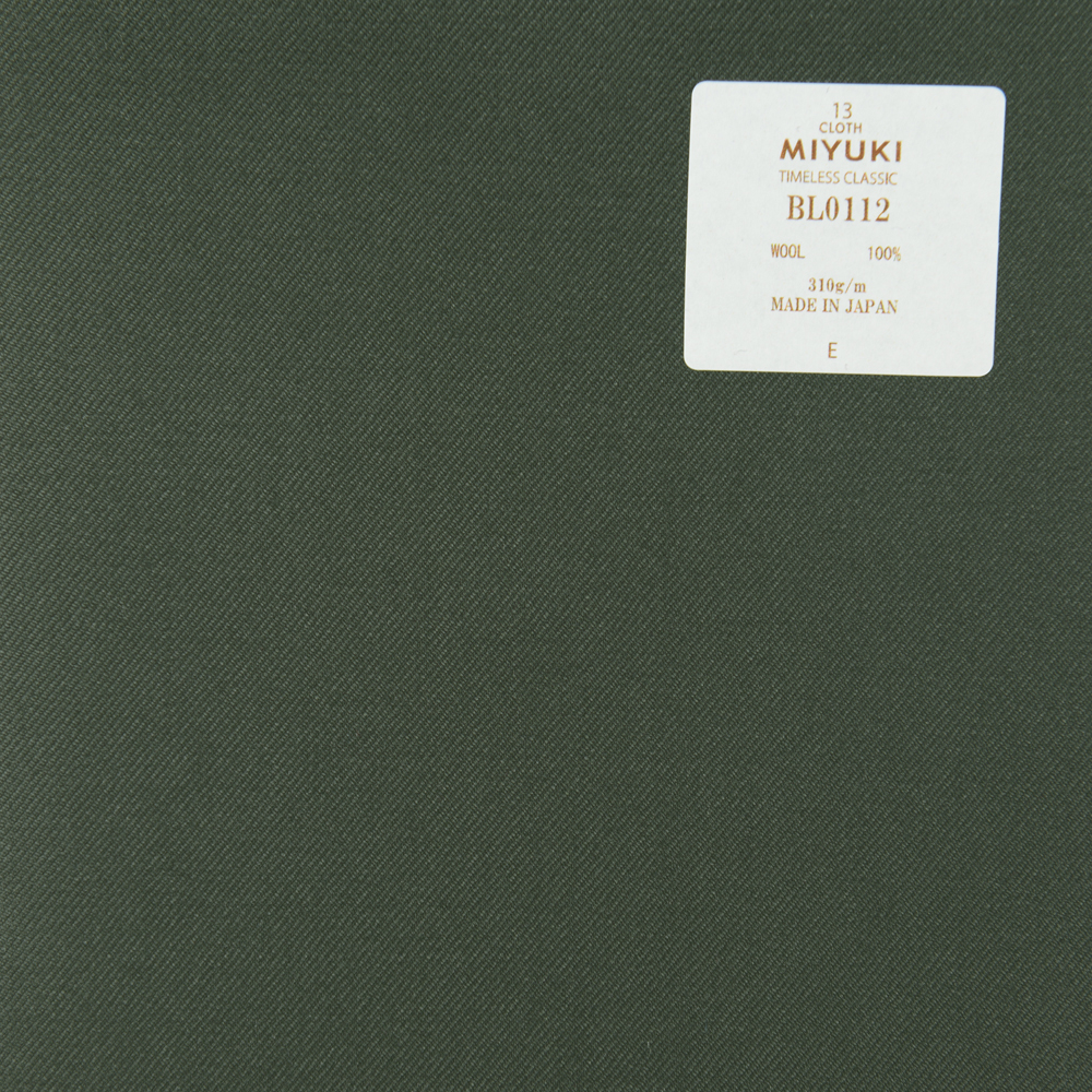 BL0112 Timeless Classic Classic Plain Green[Textil] Miyuki Keori (Miyuki)