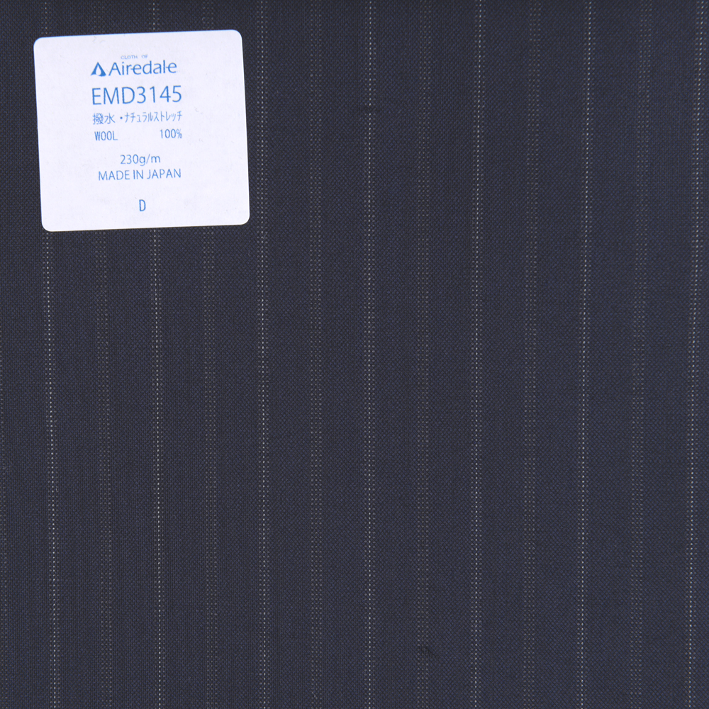 EMD3145 Miyuki Tropical Primavera / Verano Clásico Material De Tejido Liso Airdale Alternate Stripe Azul Mar[Textil] Miyuki Keori (Miyuki)