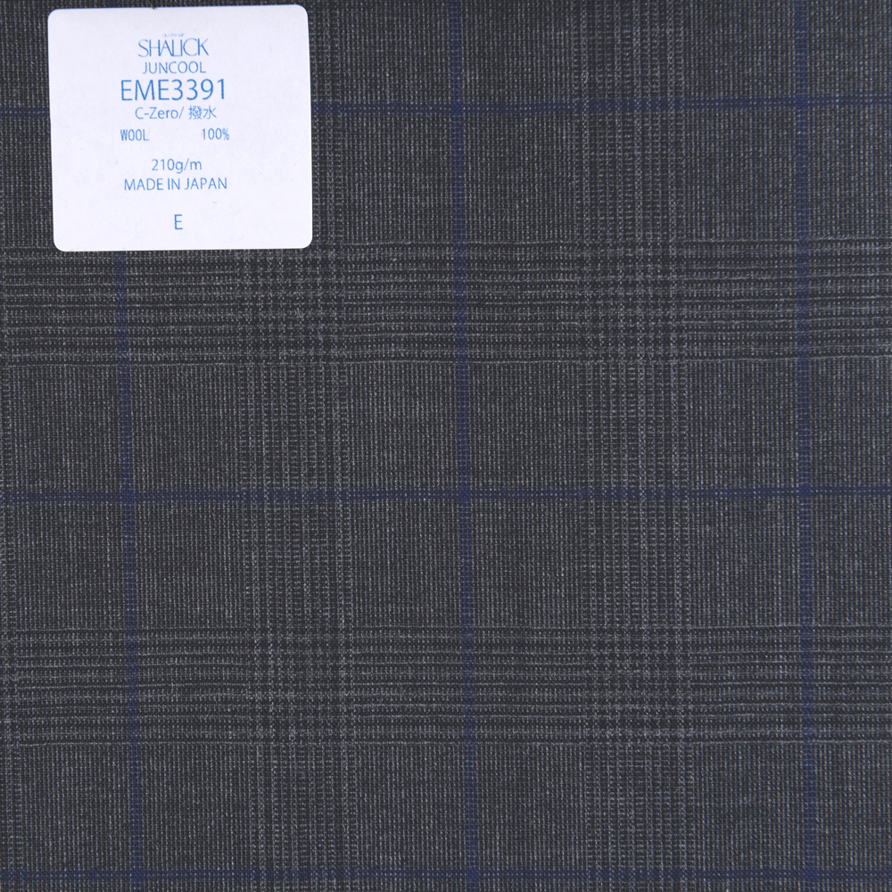 EME3391 Ropa De Verano Japonesa Sharick Series Juncourt Glen Check Panel Gris X Azul[Textil] Miyuki Keori (Miyuki)