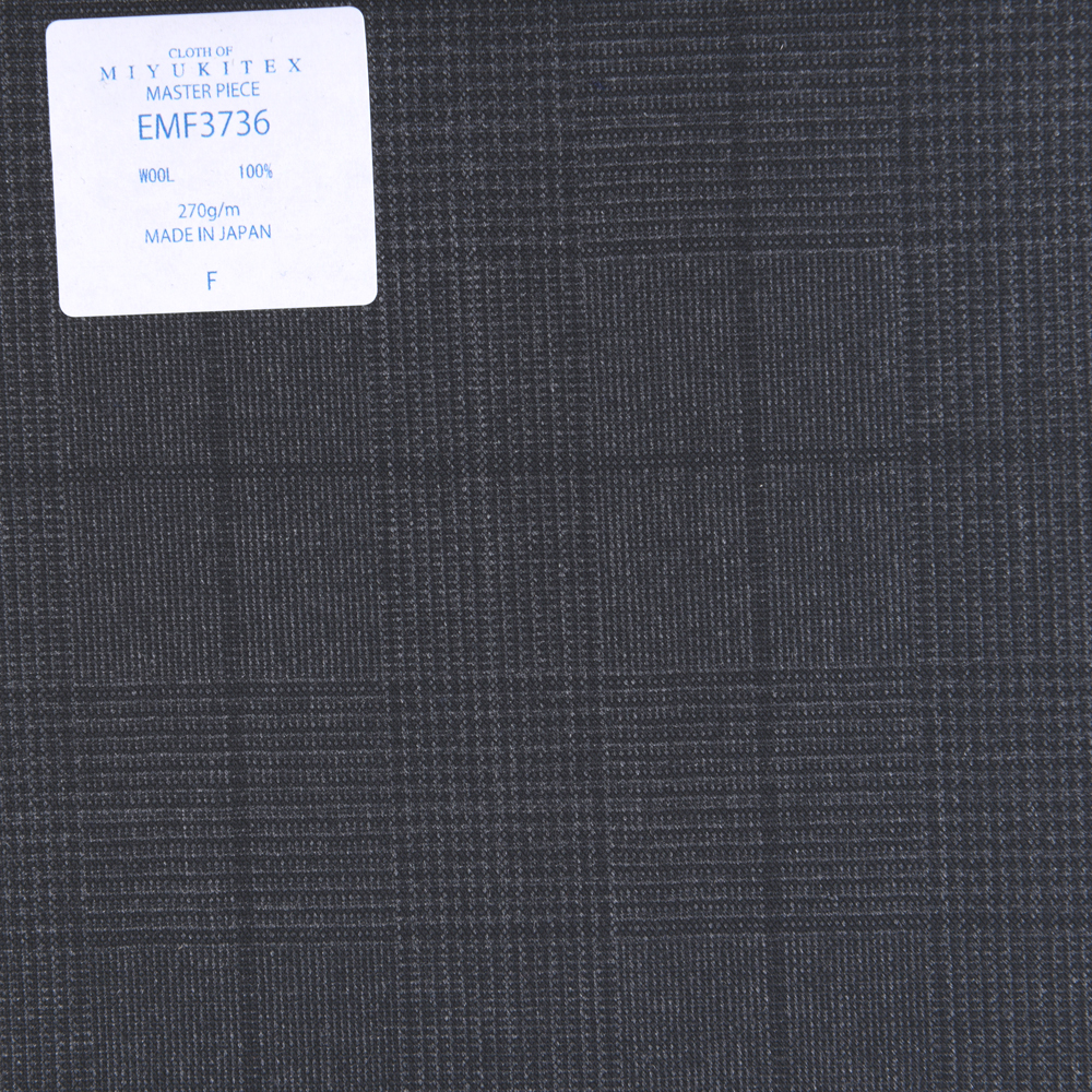 EMF3736 Masterpiece Collection Savile Row Serie De Recuento De Hilos Glen Check Grey[Textil] Miyuki Keori (Miyuki)