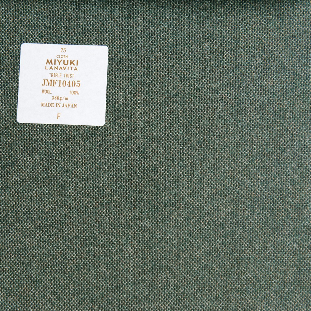 JMF10405 Colección Lana Vita Tweed Spun Liso Verde Oscuro[Textil] Miyuki Keori (Miyuki)