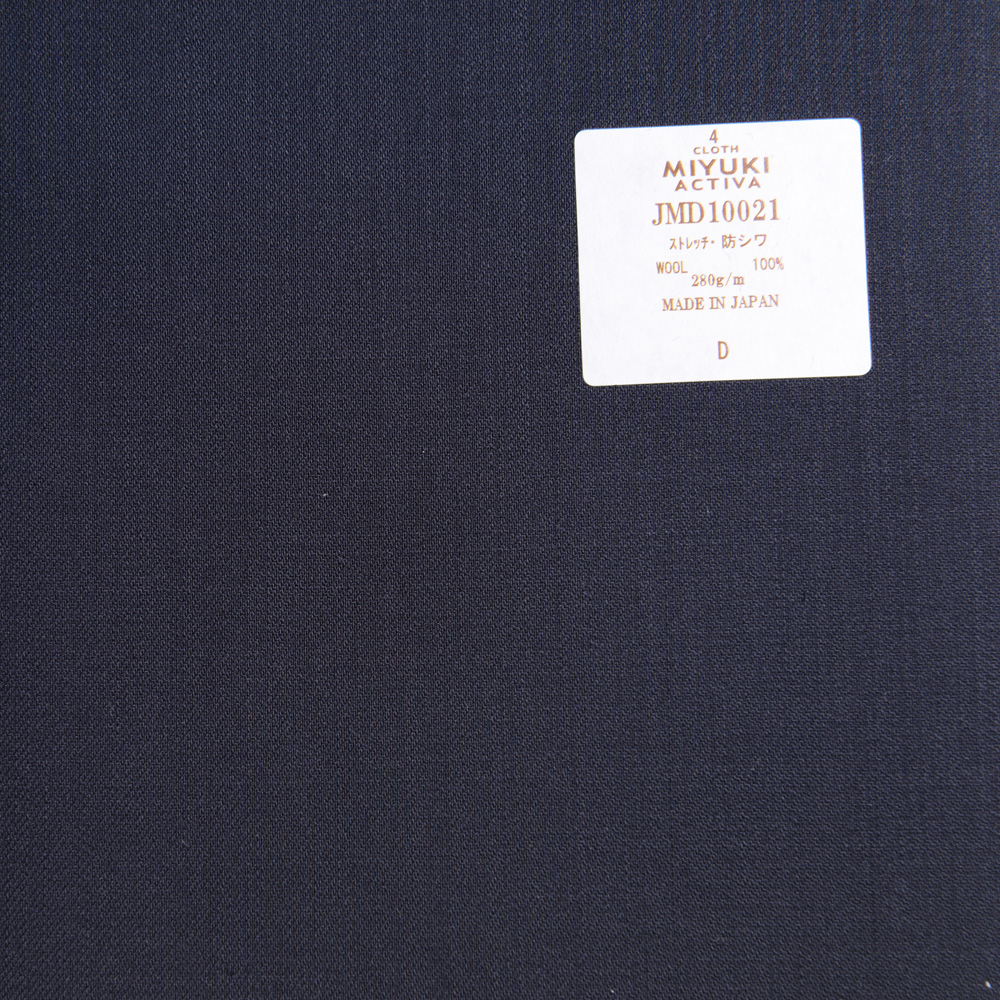 JMD10021 Activa Colección Textil Antiarrugas Elástico Natural Liso Azul Marino Miyuki Keori (Miyuki)