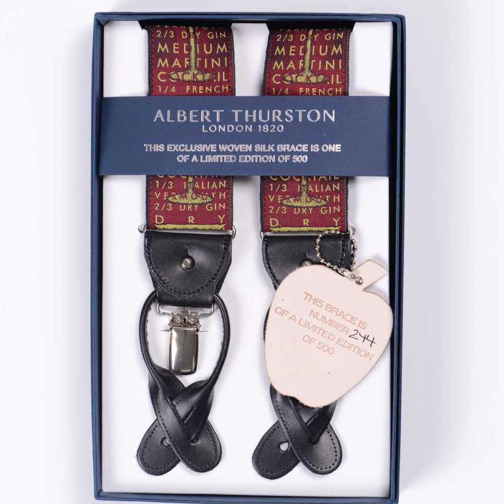 AT-2181 Albert Thurston Tirantes Edición Limitada 40mm RUBY COCKTALL[Accesorios Formales] ALBERT THURSTON