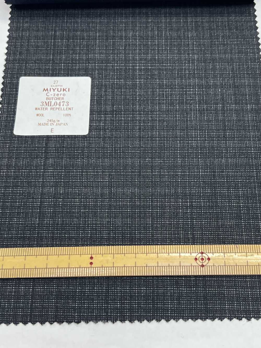 3ML0473 COMFORT CZERO WATER REPELLENT KASURI CHECK GRIS[Textil] Miyuki Keori (Miyuki)