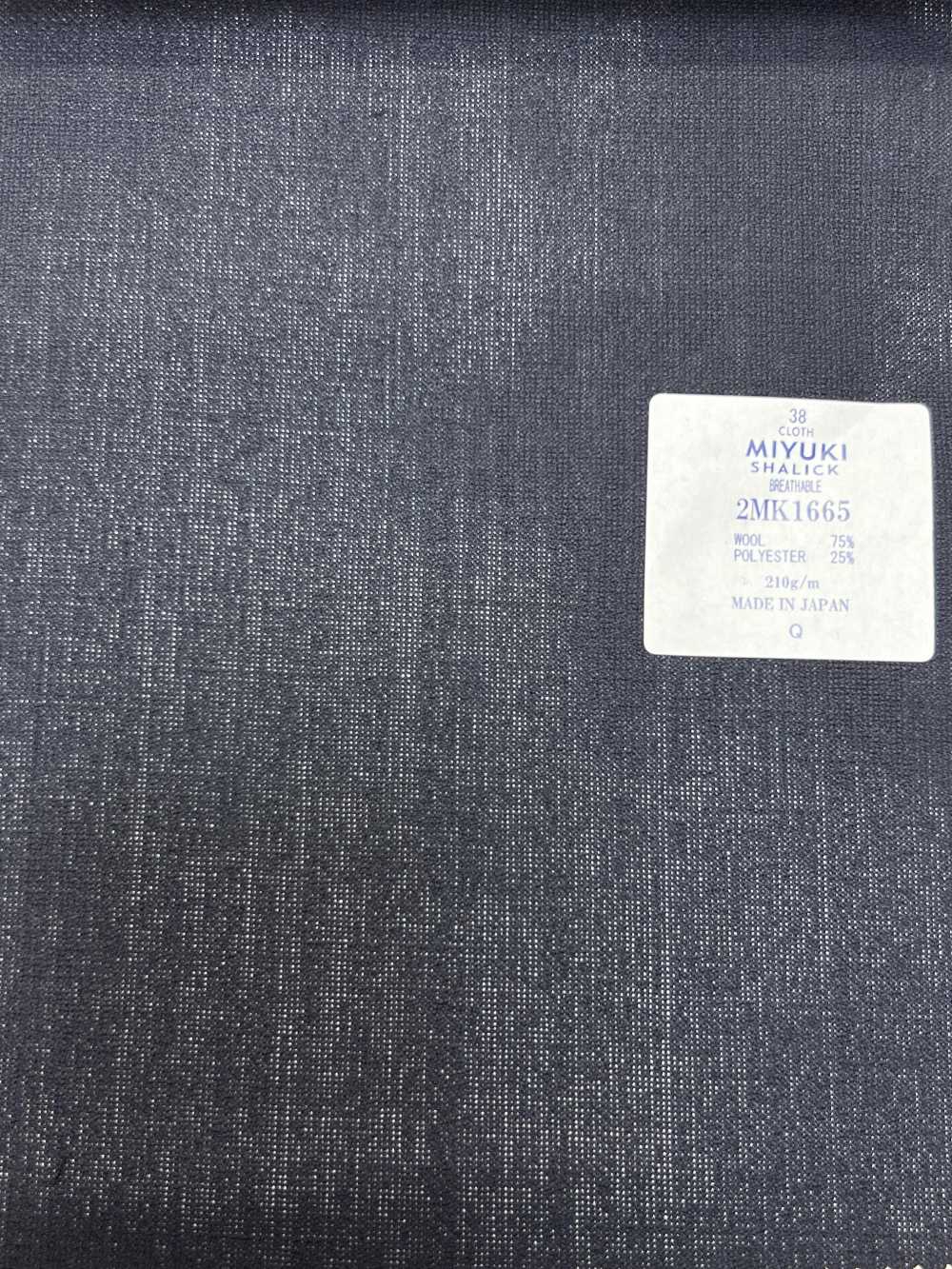 2MK1665 MIYUKI COMFORT SHALICK TRANSPIRABLE Marino[Textil] Miyuki Keori (Miyuki)